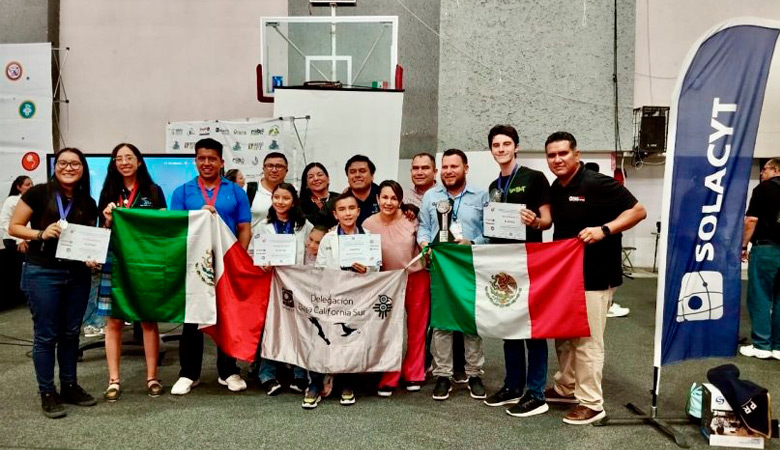 Estudiantes sudcalifornianos destacan con medallas de platino y bronce en el evento internacional de ciencia y tecnología.